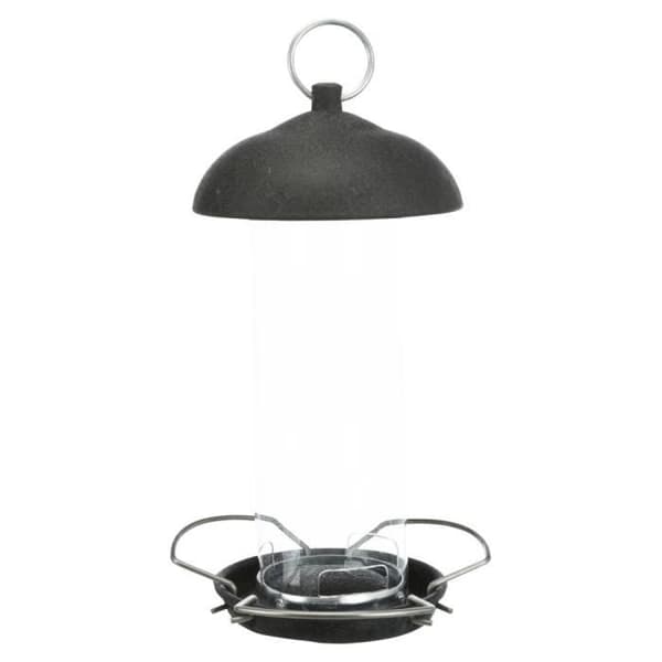 Fodertrog - TRIXIE - Metall och plast - Utomhus - 560 ml - Ø 10 cm - Höjd 20 cm