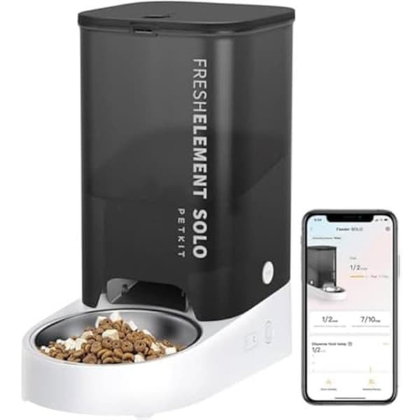 Automatisk matautomat - PETKIT - Smart Solo - 3 liter - Grå - Elektrisk