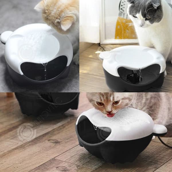 INN Cat Water Fountain Cat Water Dispenser Pet Fountain Automatisk dricksvattendispenser och supertyst för katt
