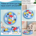 Miniatyrbild 3 av 4: INN Anti-frossare skål 24,2x3,2cm slow food tallrik för djur hundskål pedagogiska hundleksaker intellektuell träning