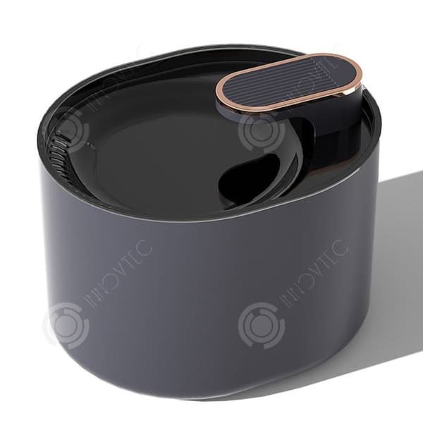 INN Cat Water Fountain 3L USB-gränssnitt Trippel Dual Core Finfiltrering Tystnad Sleep Cat Water Fountain