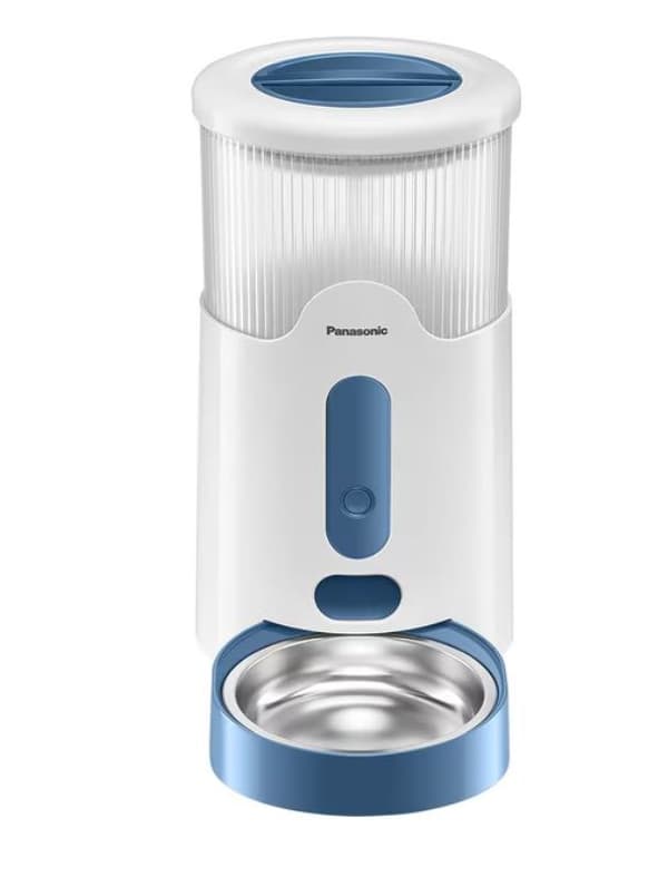 Panasonic CP-JNF01CW hund-/kattmatare/vattnare Plast, Rostfritt stål Vit Universal Automatisk husdjursmatare