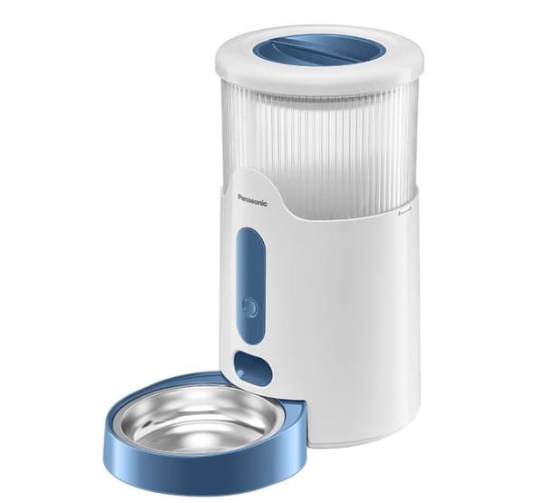 Panasonic CP-JNF01CW hund-/kattmatare/vattnare Plast, Rostfritt stål Vit Universal Automatisk husdjursmatare