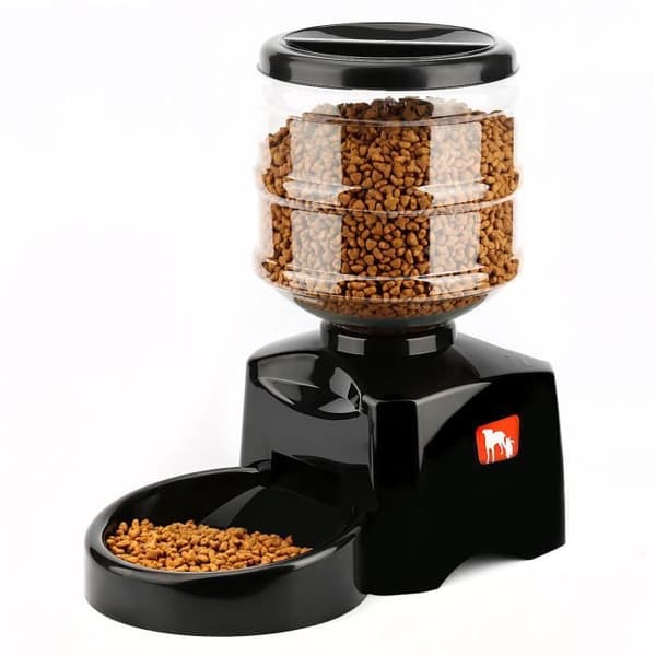 Kibble dispenser - Ej specificerad - 5,5L - Programmerbar - För hundar och katter - Svart