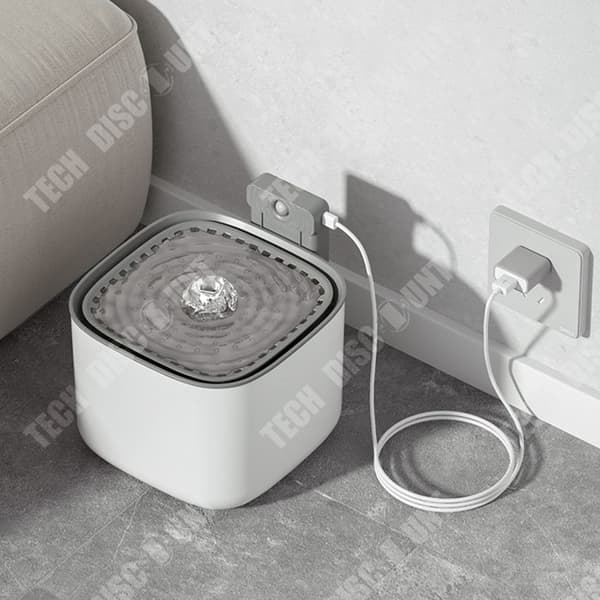 TD® Automatic Pet Waterer Intelligent Wireless Recirculation Drinker Drinker för katter och hundar