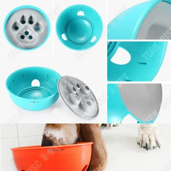 TD® Skål Hundskål Anti-Glutton Resa Långsam matning Mat Kattleksak Träningspussel Halkfria husdjur