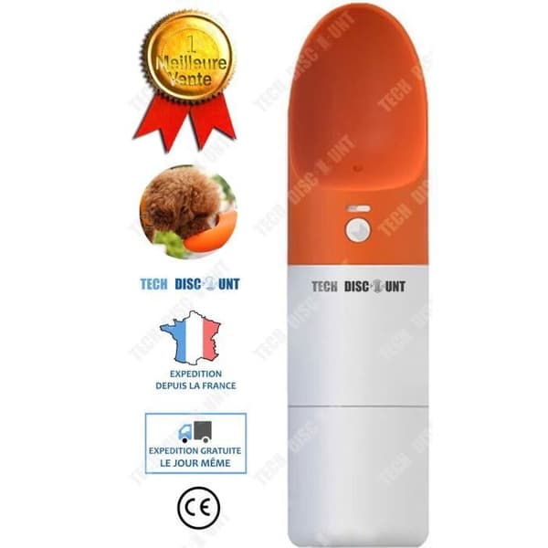 TD® Vattenflaska Husdjur Resor Vattenkopp Kibble Utomhusautomat Hund Katt Vattenkokare Flaska Drinker Potab