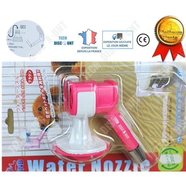 TD® Pet Waterer Head Hund Cat Water Dispenser Anti-dropp Hushålls Anti-läckage Vattenflaskhållare
