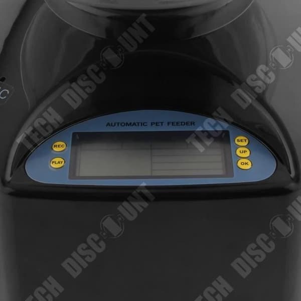 TD® Automatisk Djurmatsautomat - För 3 gånger-dagars Kibble Dispenser Skål för Hund-Katt 5,5L