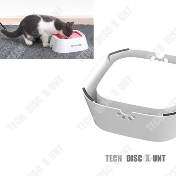 TD® Hundkatt Vattenskål Liten för flytande halkfria husdjur Resor Kaninskål Skål Vätskor Dryckesgods