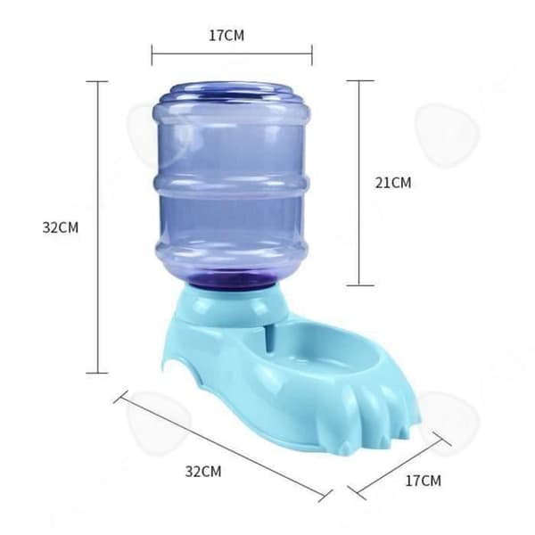 BOWL - CONFO - Automatisk matare - 3,5L - PET plast - Blå
