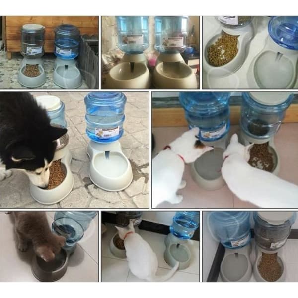 Vattenautomat - Med - 3,5L - För katt - Inomhus - Automatisk