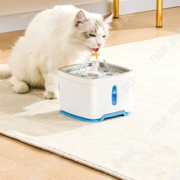 TD® Pet Waterer Smart Electric LED-lampor Recirkulerande skålar Drickskålar för hundar och katter