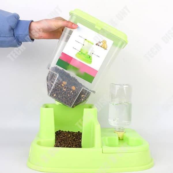 TD® Automatisk hundmatare Kattskål Hundmatsfat Automatisk dricksfontän Husdjursmaterial