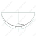 Miniatyrbild 2 av 4: TD® Cat Bowl Oblique Mouth Dricksvatten Husdjursmatredskap Transparent skål utan bas