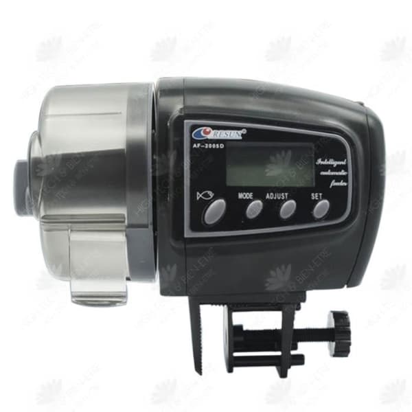 HTBE® Liten akvariefiskmatare akvarietiming intelligent utfodringsmaskin sluten utfodringsakvariumautomat