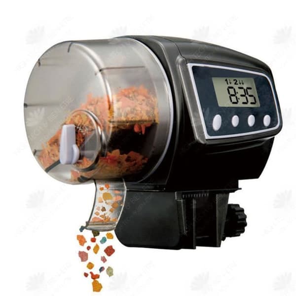 HTBE® Automatisk matare akvarium timing automatisk matare sluten akvarium automatisk matare för fisk