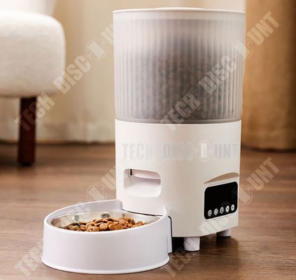 TD® Pet Feeder Intelligent Timing och Kvantifiering WIFI Remote Feeder 3L