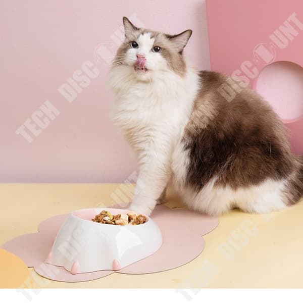 TD® Creative Ceramic Cat Bowl med tecknad Rocker Cat Food Bowl Pet Supplies