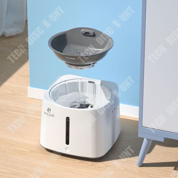 TD® Automatic Recirculating Drinkers Plast Pet Drinkers Induktionsuppladdningsbara drinkers