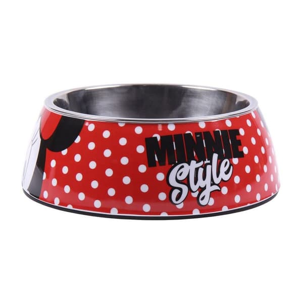 Hundmatare Minnie Mouse Röd Melamin 180 ml