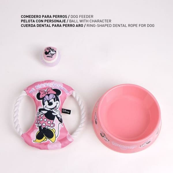 Lahjasetti Minnie Mouse Pinkki 21,0 x 21,0 x 8,8 cm Koira