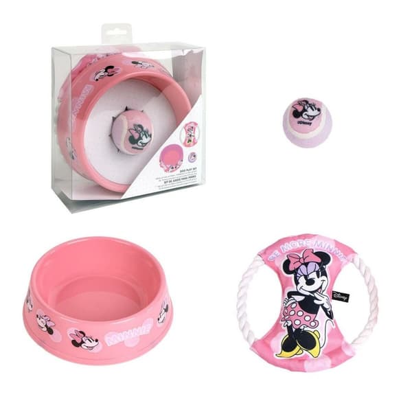 Lahjasetti Minnie Mouse Pinkki 21,0 x 21,0 x 8,8 cm Koira
