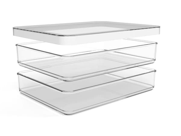 ROTHO Rondo Loft - opbevaringsbeholder til mad - 2 x 0,85 l
