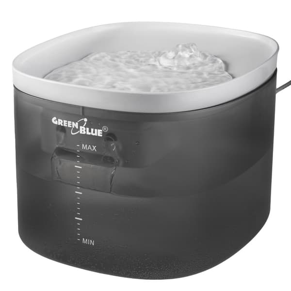 GreenBlue automatisk vattendispenser/husdjursdryckkruka, 3 l, USB 5V1A, GB392
