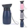 Miniatyrbilde 2 av 3: INF Bærbar vannflaske for kjæledyr - 600 ml Grå reisekopp
