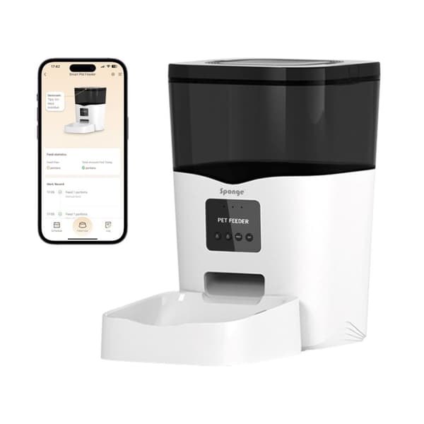 SPONGE Smart husdjursmatare - smart husdjursmatsautomat – 3 l