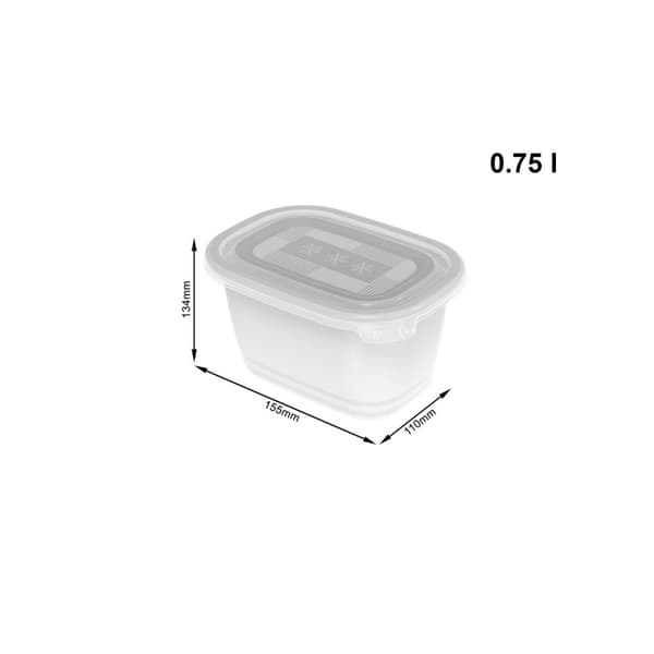 ROTHO Freeze - frysbehållare - 4x750ml