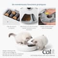 Miniatyrbild 5 av 6: Anslutbar kattmatdistributör - CATIT - PIXI SMART - 6 x 170ml - LCD-touchskärm - Med kylblock