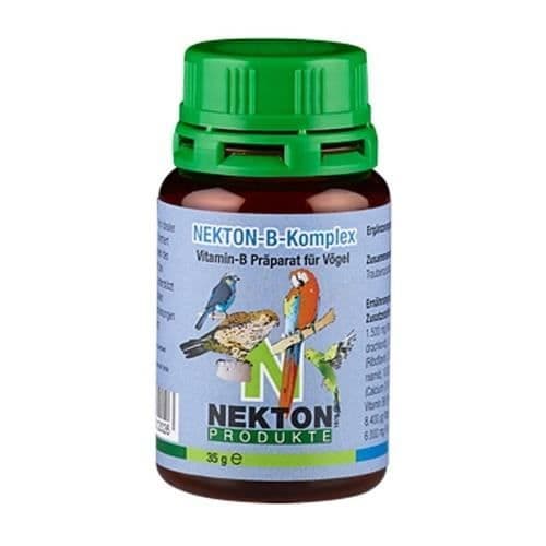 Vitaminer för fåglar 35g Nekton B-Complex, en utmärkt kombination av alla B-vitaminer)