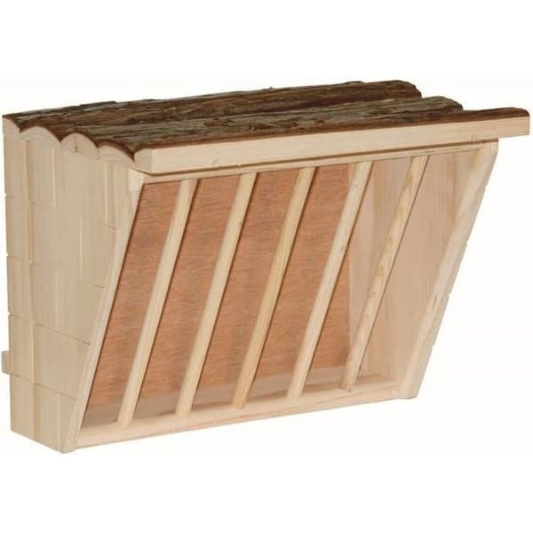 Höställ - KERBL - Nature XL - 28 x 20,5 x 22 cm - För gnagare - Trä