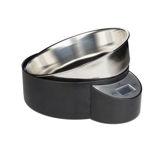 INTELLIGENT PET BOWL XL Skål med integrerad våg för hundar och katter svart