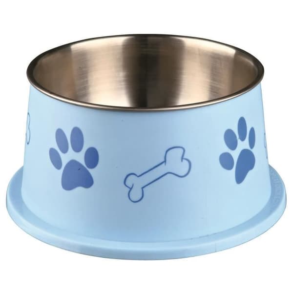 Hundskål - TRIXIE - Ø19cm - Rostfritt stål - Halkfri - 0,9L
