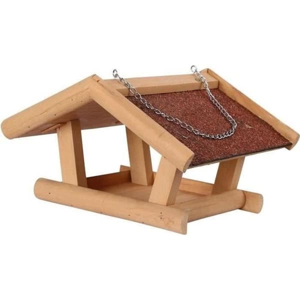 Fågelmatare - KERBL - Stubbs - Kvalitets trä - 29x28x18cm - Vattentät