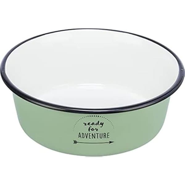 Gamell - TRIXIE - 25212 - Emalj/ rostfritt stål - 0,9 l - Antisklidande