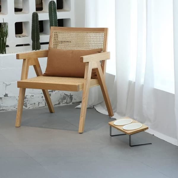 Gamelle - FUKUMARU - Keramik - Stöd i Bambu - Antiglids - Lutad 15°