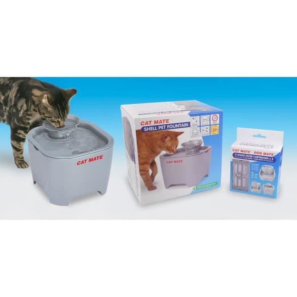 Filtreringspatroner - Cat Mate - 3 steg - Paket om 4 - Aktivt kol - Jonbytarharpiks