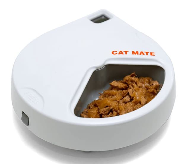 Cat Mate tremålsautomatisk husdjursmatare med digital timer (C300)