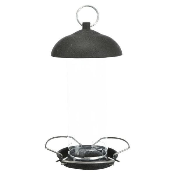Fodertrog - TRIXIE - Metall och plast - Utomhus - 560 ml - Ø 10 cm - Höjd 20 cm