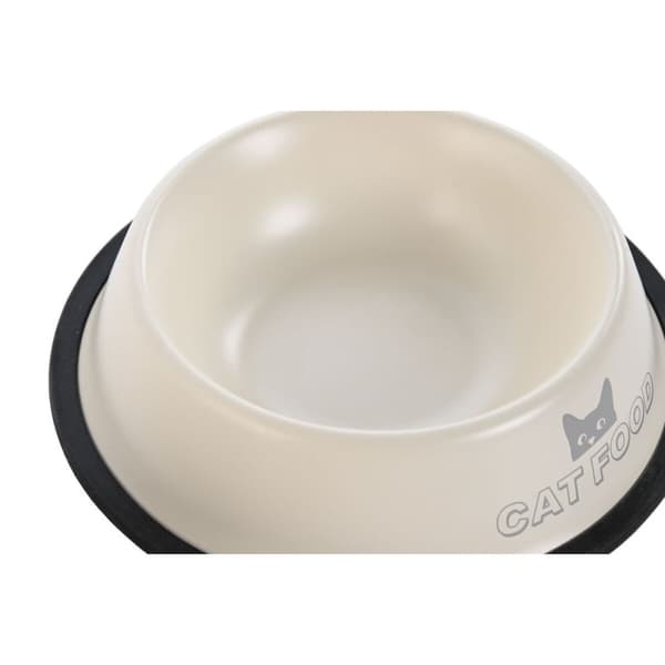 Hundmatare Home ESPRIT Beige Gummi Metall 200 ml 600 ml 700 ml 1 L 29 X 29 X 6,5 cm