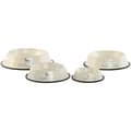 Miniatyrbild 1 av 4: Hundmatare Home ESPRIT Beige Gummi Metall 200 ml 600 ml 700 ml 1 L 29 X 29 X 6,5 cm