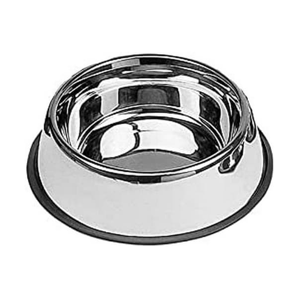 Matskål för husdjur Nayeco Rostfritt stål Metallic (900 ml) (Ø 26 cm)