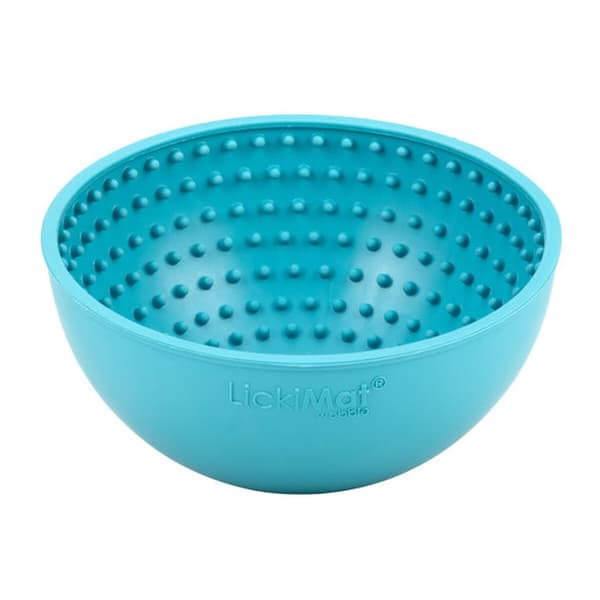 Hundmatare Lickimat Wobble Turkos Gummi