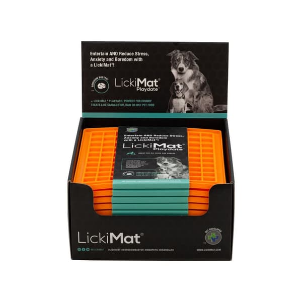 Hundmatare Lickimat TPR Orange