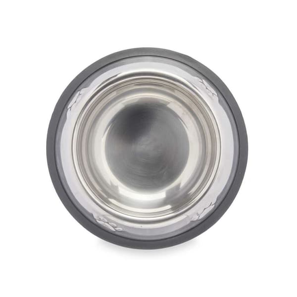 Hundmatare Mascow 312 Grå Silvrig Gummi Metall 15 x 4 x 15 cm (24 antal)