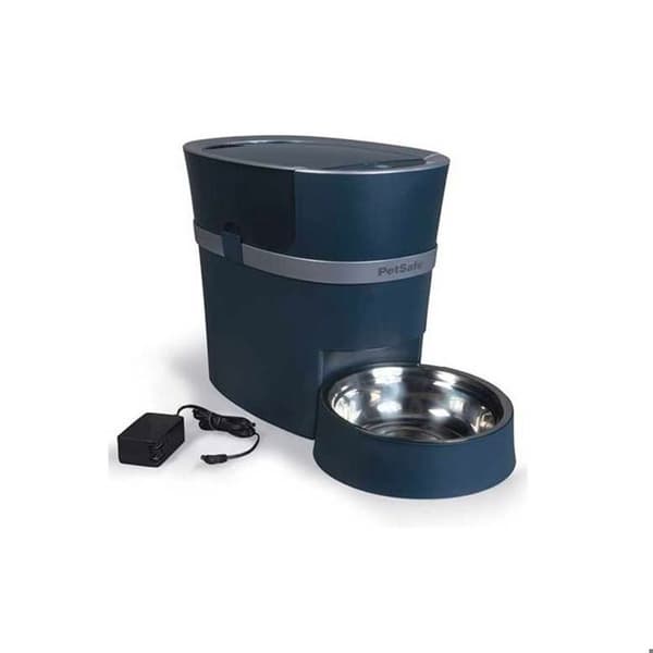 PetSafe - Smart Feed Automatisk Katt- och Hundfoder Dispenser, med timer, rostfritt stålskål, 5,7